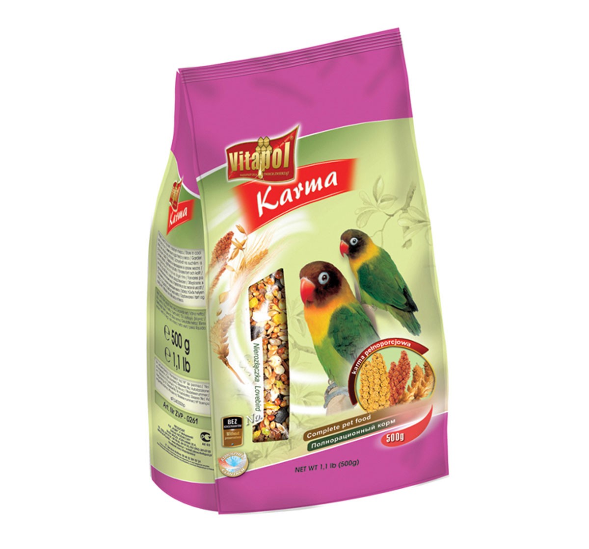Vitapol Food for Love Birds, 500 Gm Vitapol Food for Love Birds, 500 Gm