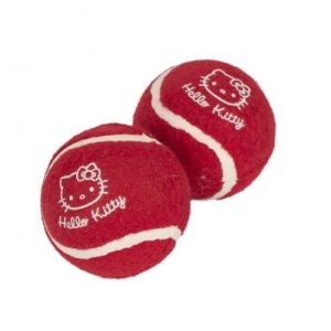 Hello Kitty Tennis Balls Dog Toy 2pk