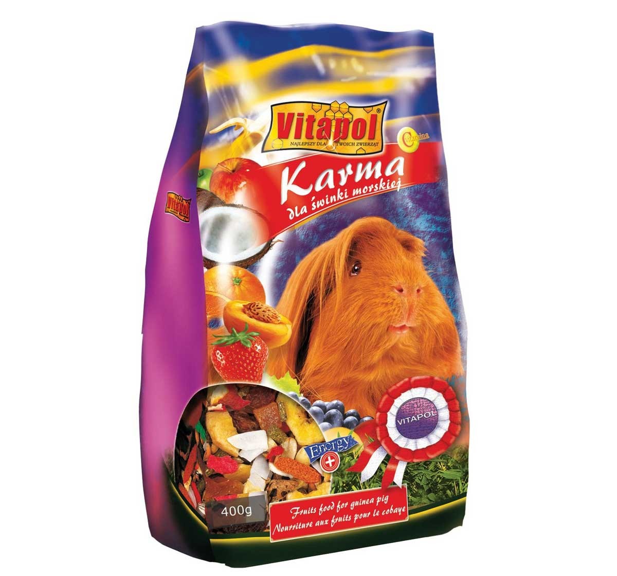 Vitapol Fruit Food For Guinea Pig, 400 Gms Vitapol Fruit Food For Guinea Pig, 400 Gms
