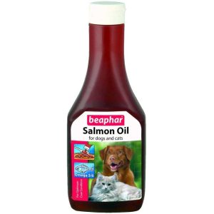 Beaphar Salmon Oil Anti Hair Fall Supplement for Dogs, 425 ml