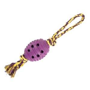 Pet Brand Rope Loop & Rubber Ball