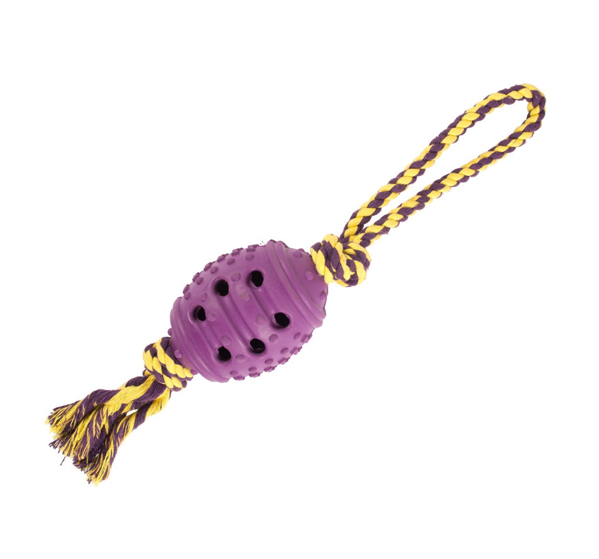 Pet Brand Rope Loop & Rubber Ball Pet Brand Rope Loop & Rubber Ball
