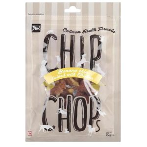 Chip Chops Banana Chicken Dog Treats, 70 gms