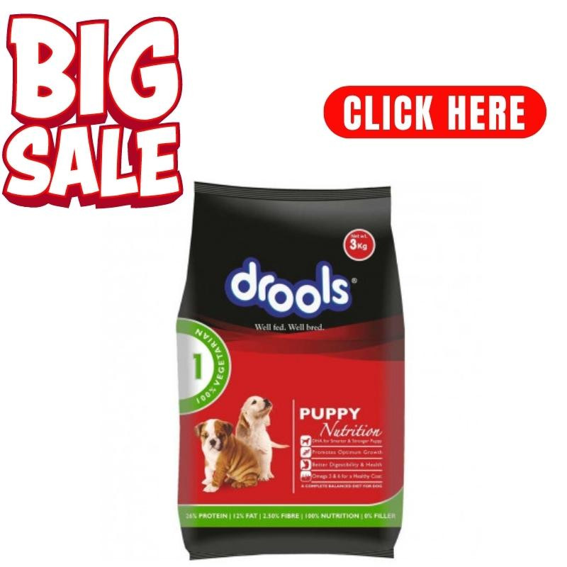 Drools 100% Vegetarian Food 3 kg Drools 100% Vegetarian Food 3 kg