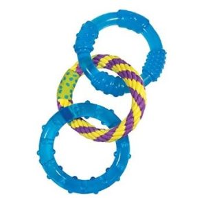 Petstages Rosewood Orka Triple Links Dog Toy