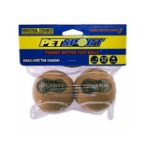 Petsport Peanut Butter Balls Dog Toy, 2 Pack