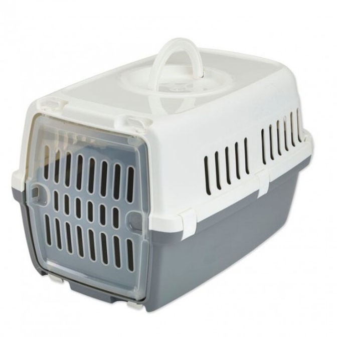 Zephos 1 Pet Carrier Grey 19x13x12 inches Zephos 1 Pet Carrier Grey 19x13x12 inches