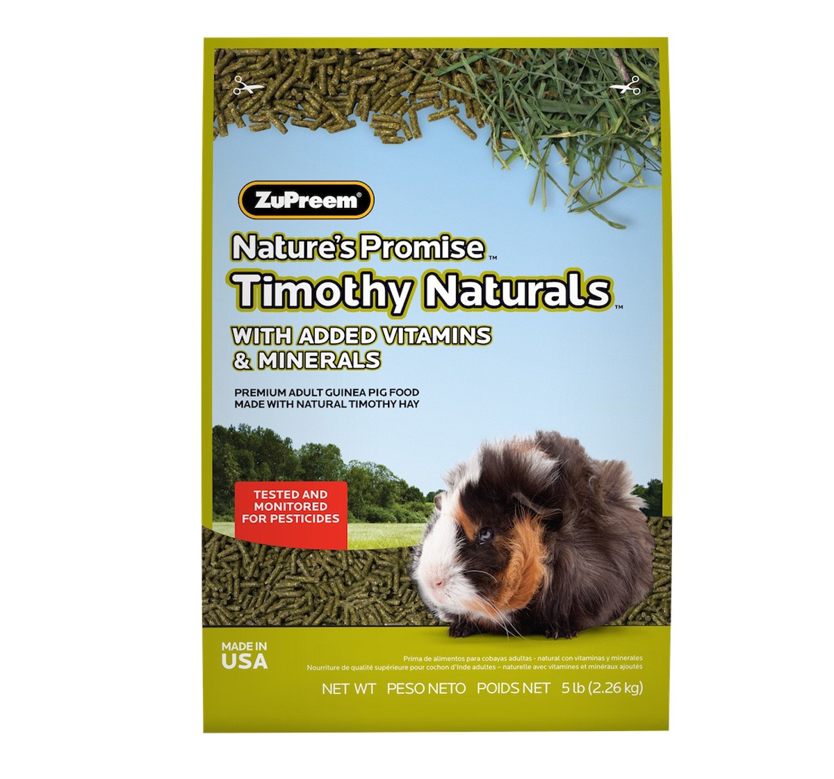 Zupreem Nature's Promise Timothy Naturals Guinea Pig Food, 2.26 Kg Zupreem Nature's Promise Timothy Naturals Guinea Pig Food, 2.26 Kg