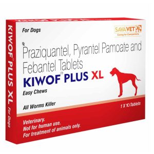 Savavet Kiwof Plus XL Deworming Tablets For Dogs