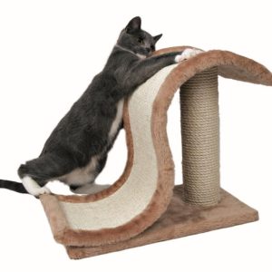 Trixie Inca Scratching Wave on Post for Cats