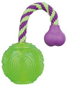 Ball on a Rope, Floatable, Thermoplastic Rubber, Dia. 5.5cm/23cm