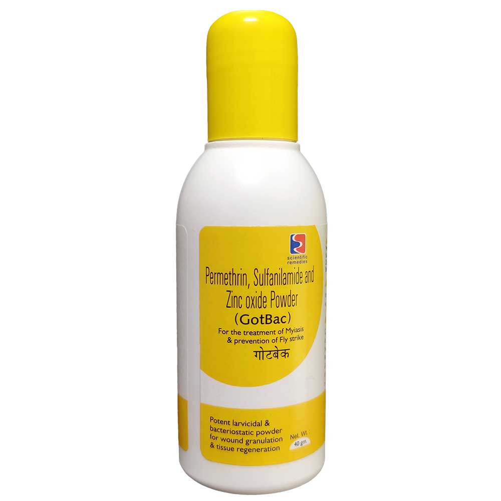 Gotbac Powder for Wound Treatment Gotbac Powder for Wound Treatment