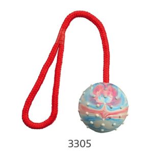 Trixie-Ball on a Rope Natural Rubber