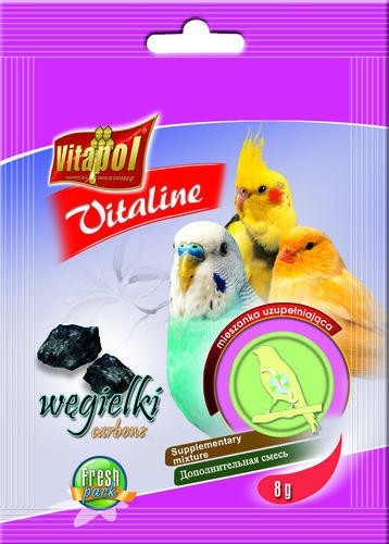 Vitapol Vitaline Charcoal For Bird, 8 Gm Vitapol Vitaline Charcoal For Bird, 8 Gm