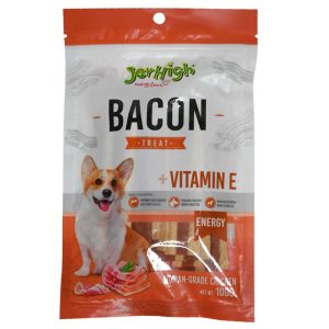 Jerhigh Bacon Dog Chewy Treats 100 Gms