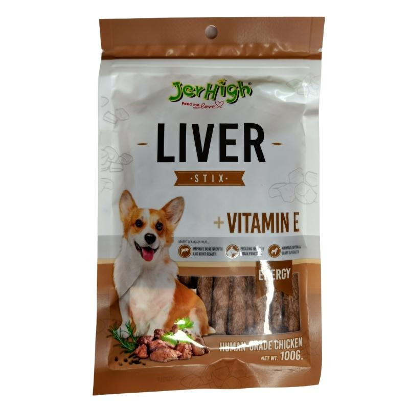 JerHigh Liver Stick Real Chicken Meat 100gm JerHigh Liver Stick Real Chicken Meat 100gm