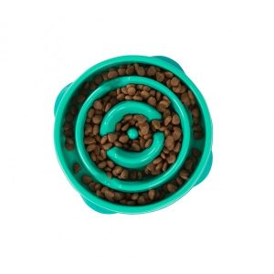 Fun Feeder Mini Slow Feed Bowl Teal