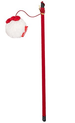 Pet Brands Hello Kitty Ribbon Cat Teaser Toy Pet Brands Hello Kitty Ribbon Cat Teaser Toy