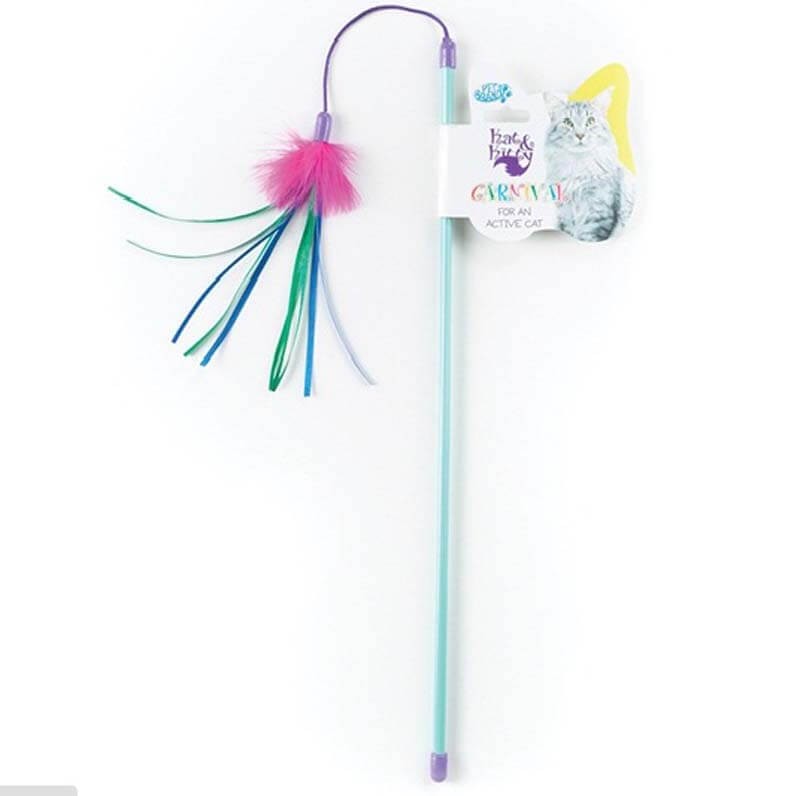 Pet Brands Carnival Cat Bag and Feather Pet Brands Carnival Cat Bag and Feather