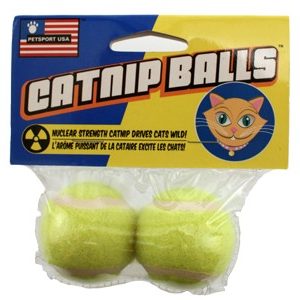 Petsports Catnip Jungle Balls Cat Toy 2 Pack