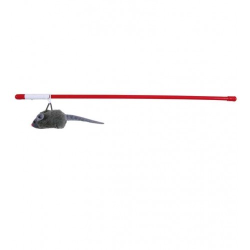 Playing rod with plush mouse, 50 cm Playing rod with plush mouse, 50 cm