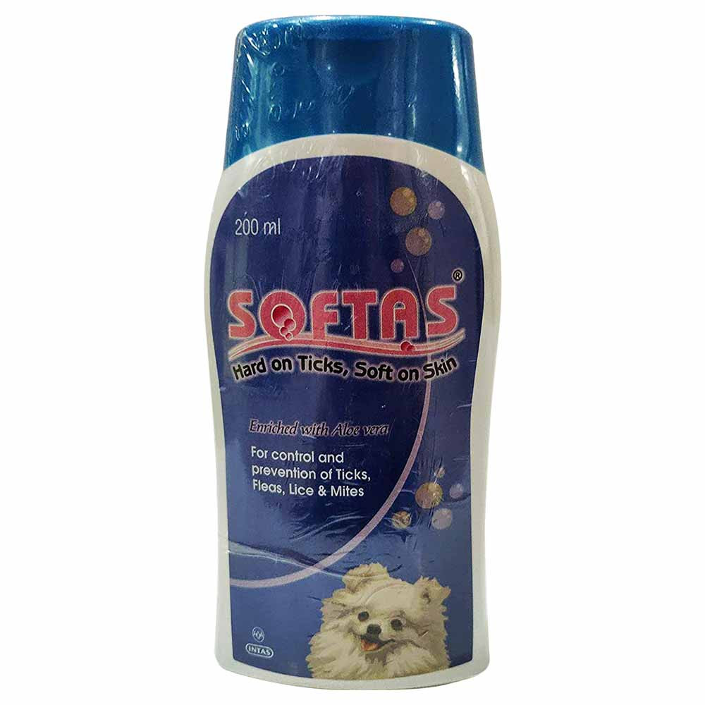 Intas Softas Dog Shampoo - 200 ml Intas Softas Dog Shampoo - 200 ml