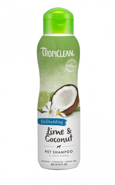 TROPI CLEAN Lime & Coconut Shampoo, Reduces Shedding, 355 ml TROPI CLEAN Lime & Coconut Shampoo, Reduces Shedding, 355 ml