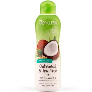 TROPI CLEAN Oatmeal & Tea Tree Shampoo, Medicated, 355 ml