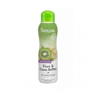 TROPICLEAN Kiwi & Cocoa Butter Pet Conditioner, Moisturising, 355 ml
