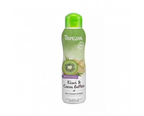 TROPICLEAN Kiwi & Cocoa Butter Pet Conditioner, Moisturising, 355 ml TROPICLEAN Kiwi & Cocoa Butter Pet Conditioner, Moisturising, 355 ml