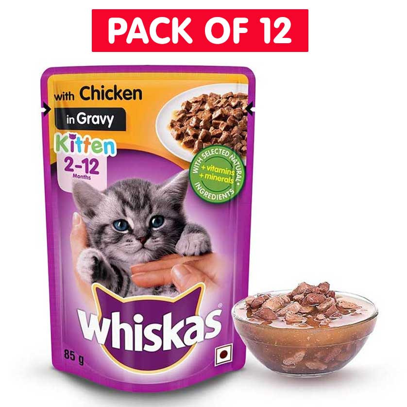 Whiskas Kitten gravy Food 85 gms Whiskas Kitten gravy Food 85 gms