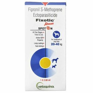 Vetoquinol Fixotic Spot On For Large Dogs 2.68ml 20-40kg