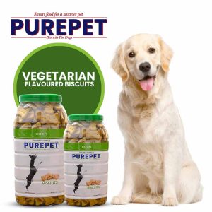 Purepet Vegetarian Flavour Biscuits For Dogs 800 gm