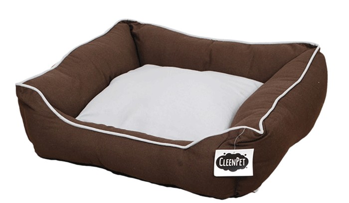 Cleen Pet Lounger Bed Brown Cleen Pet Lounger Bed Brown