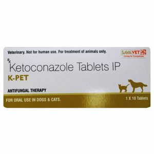 Savavet K-Pet Ketoconazole Tablets for Dogs & Cats 10 Tabs