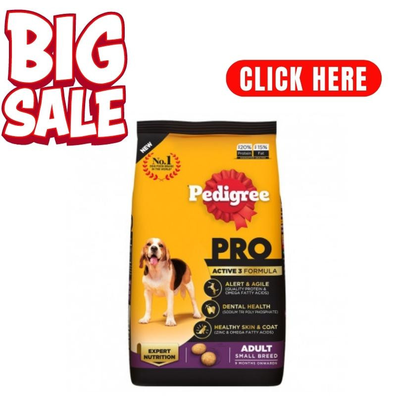 Pedigree Pro Adult Small Breed Dog Food 3 KG Pedigree Pro Adult Small Breed Dog Food 3 KG