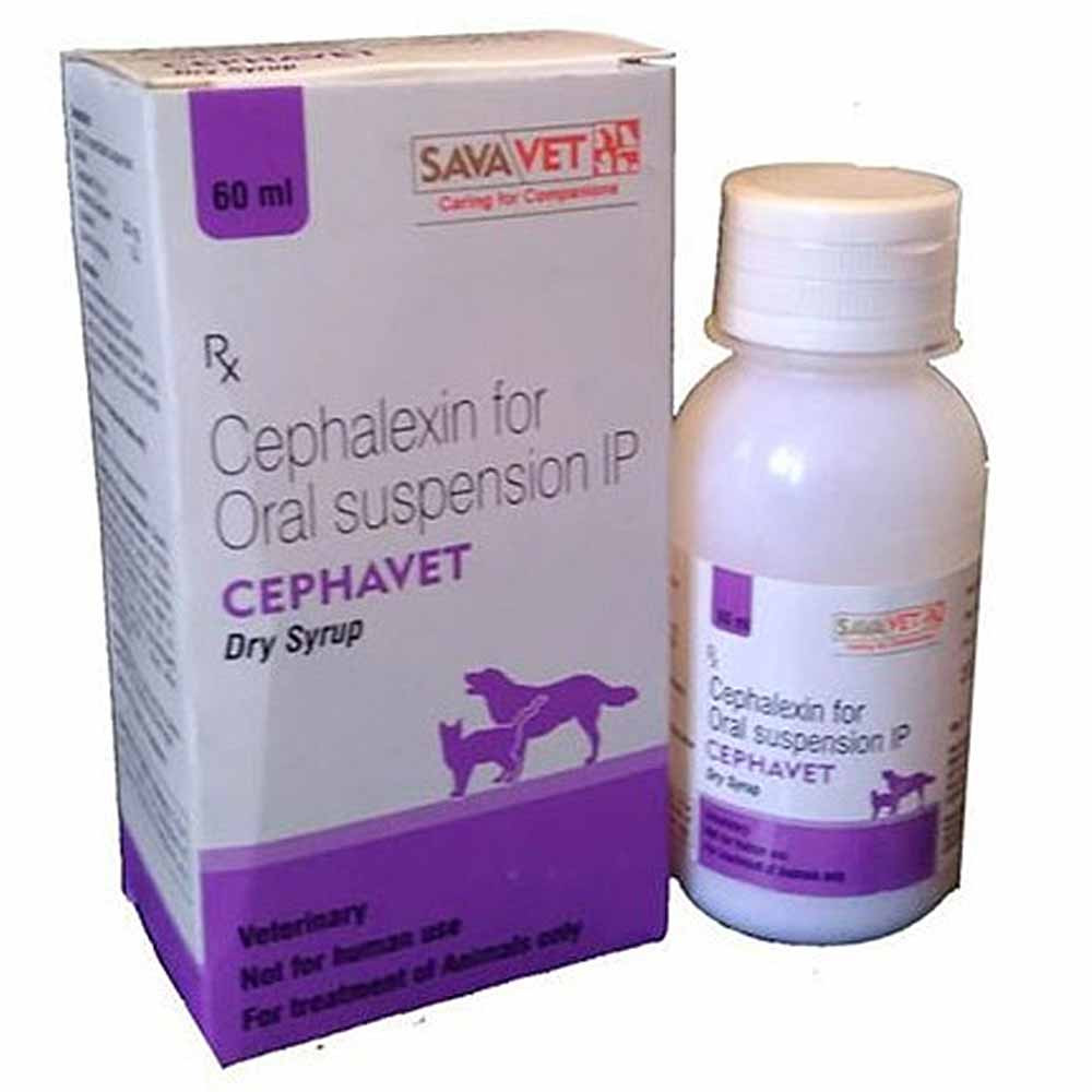Savavet Cephavet Dry Syrup For Dogs and cats 60ml Savavet Cephavet Dry Syrup For Dogs and cats 60ml