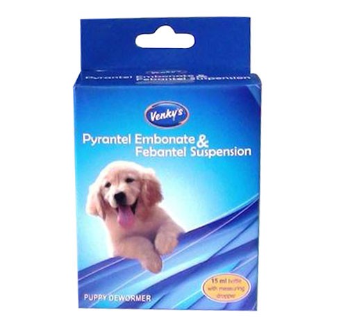 Venkys Wormstop Puppy Dewormer - 15 ml (Pack of 2) Venkys Wormstop Puppy Dewormer - 15 ml (Pack of 2)