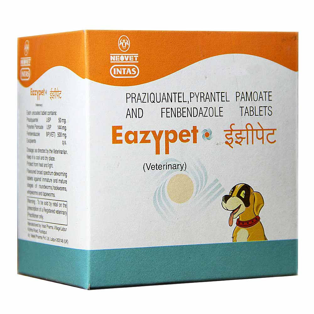 Intas Eazypet Deworming Tablets for Dog Intas Eazypet Deworming Tablets for Dog