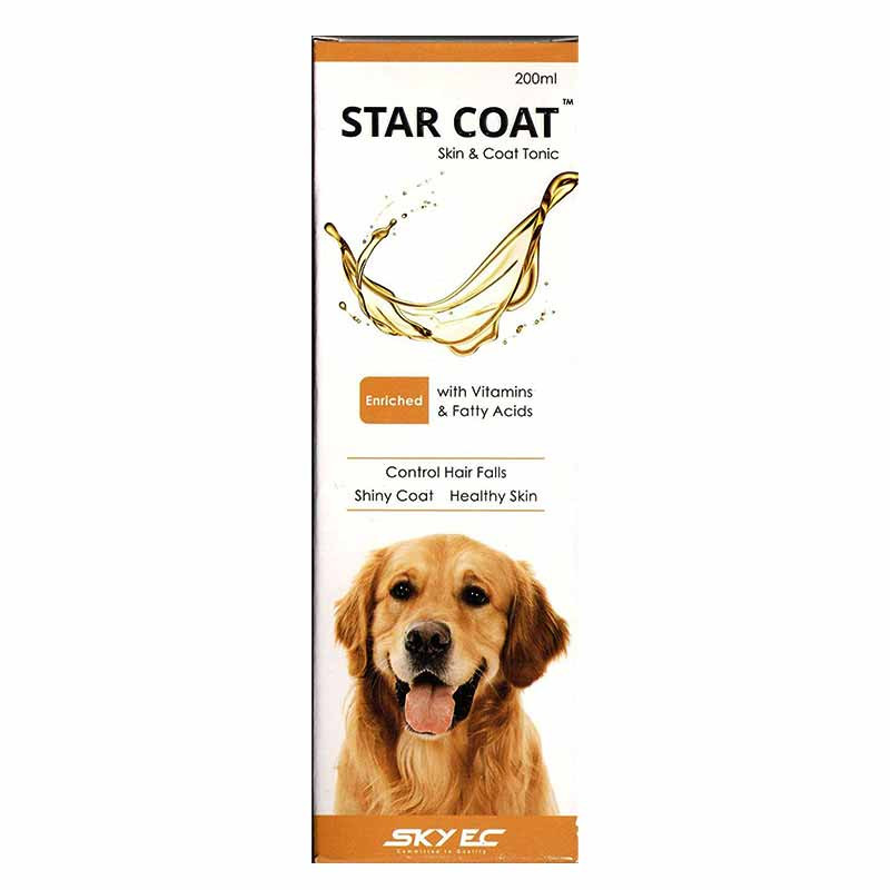 Sky-Ec Star Coat Dog Supplement For Skin and Coat 200ml Sky-Ec Star Coat Dog Supplement For Skin and Coat 200ml