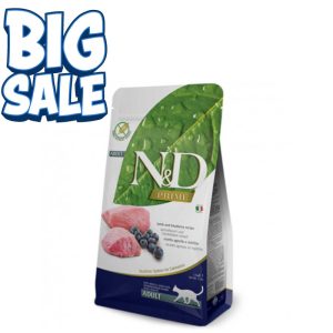 N and D Farmina Grain Free Lamb And Blueberry Cat Food
