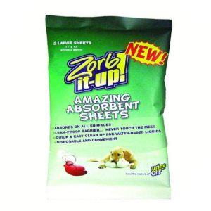 Urine Off Zorb-It-Up™ Super Absorbent Sheets 2pcs, 30 x 45 cm