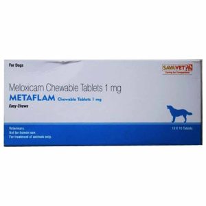 Savavet Metaflam Tab (Meloxicam) For Dogs 1 mg, 10 Tabs