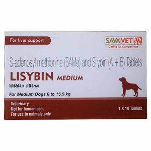 Savavet Lisybin for Medium Dogs 10 Tabs