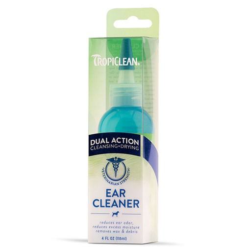 Tropiclean Dual Action Ear Cleaner For Pets 118 ml Tropiclean Dual Action Ear Cleaner For Pets 118 ml