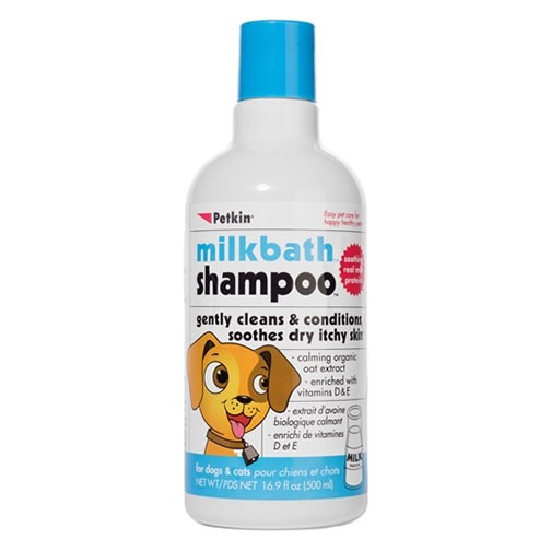 PetKin Milk Bath Shampoo for Dogs & Cats 500 ml PetKin Milk Bath Shampoo for Dogs & Cats 500 ml