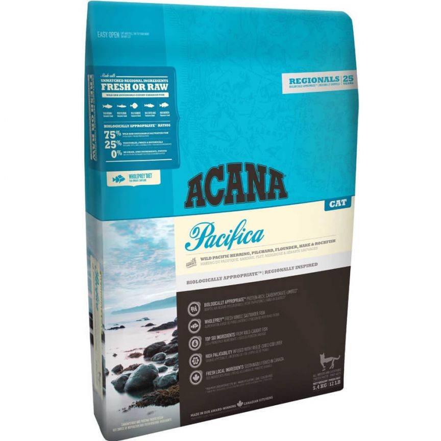 Acana Pacifica Cat Food 5.4 Kg Acana Pacifica Cat Food 5.4 Kg
