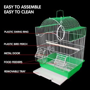 Pawzone Stylish Bird Cage Medium (Color May Vary)