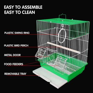 Pawzone Stylish Bird Cage (Color May Vary)