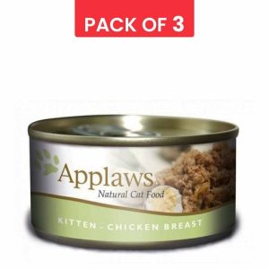 Applaws Natural Cat Food Kitten Tin Chicken 70gm